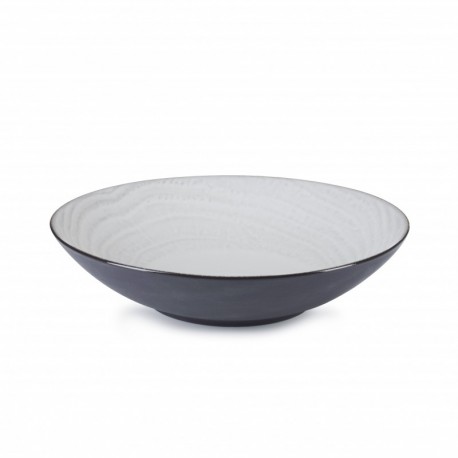 Swell white assiette