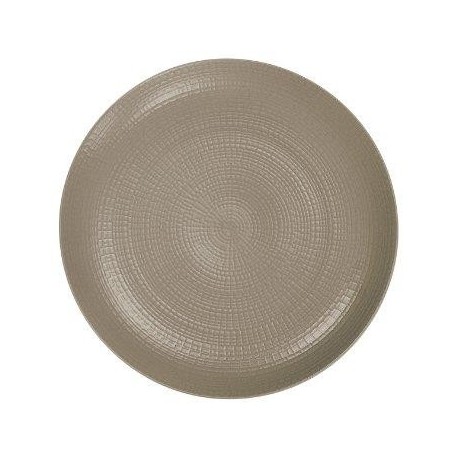 TERRE D'OMBRE ASSIETTE PLATE MODULO 28CM