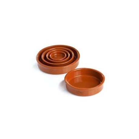 Plat rond terre cuite