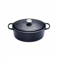 COCOTTE OVALE EN FONTE NOIR 27CM