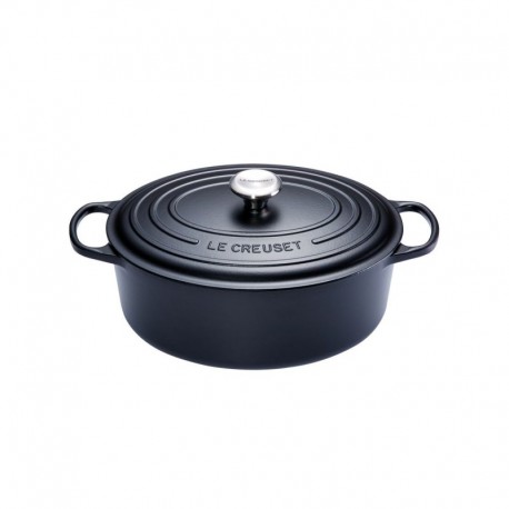 COCOTTE OVALE EN FONTE NOIR 27CM