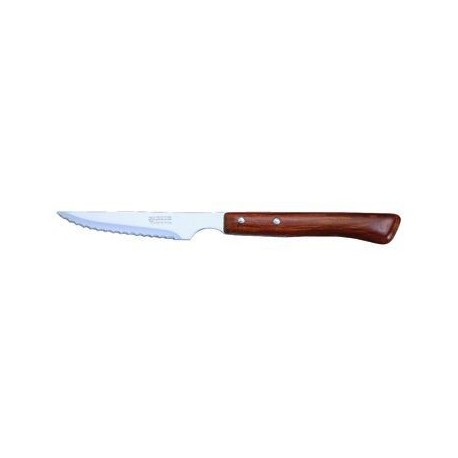 COUTEAU À STEAK MANCHE EN BOIS