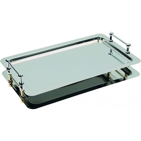 Plateau en inox anvec hanses en chrome