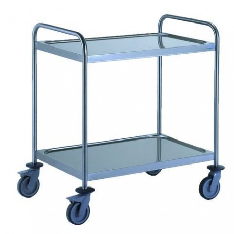 CHARIOT 800X530 MM 2 PLATEAUX ORIGI