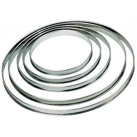 Cercle tarte inox h2