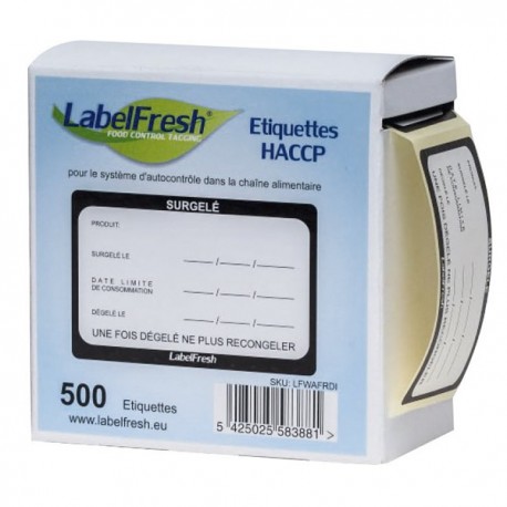 ETIQUETTE LABELFRESH SURGELES X 500