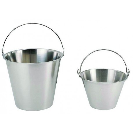 Seau en inox gradue