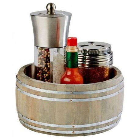 Porte condiments bois