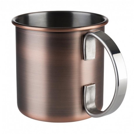 conserve design ONVAYA® Moscow Mule set cadeau de 4 mugs Tasses en cuivre pour les cocktails 4 gobelets en cuivre d/'une capacité de 380 ml mesure de bar et paille