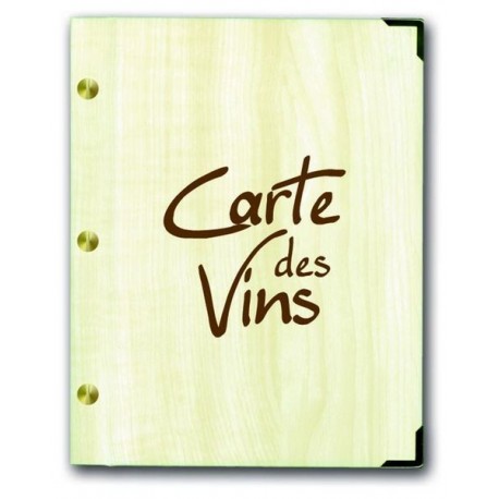 Carte des vins aspect