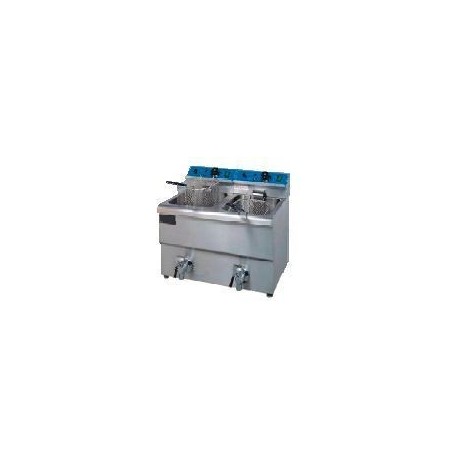 FRITEUSE 2 BACS X 8L + ROBINET
